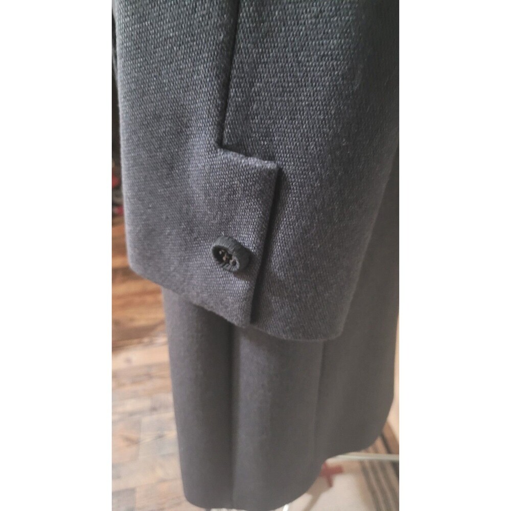 Sycamore Wool Blend Coat Women’s Size 42 Bust Mink Fur Collar Classic Vintage - Picture 4 of 10